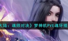 魂师对决梦神机魂环配置（斗罗大陆魂师对决梦神机PVE魂环搭配攻略）