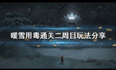 暖雪游戏（暖雪用毒通关二周目玩法分享）