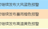 暴雨、高温、大风 中央气象台三预警齐发