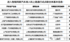 中国首批L3车企公布：9家入围，居然没有华为小鹏特斯拉