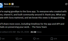OpenAI爆火视频大模型Sora突然关停！专家：收入与成本严重倒挂