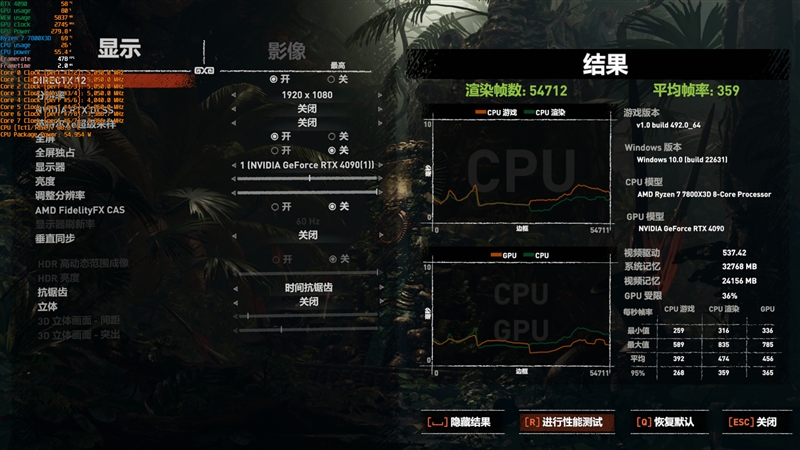 8000MHz高频内存也赢不了AMD！锐龙7 7800X3D VS. i9-14900K网游与单机游戏性能对比 锐龙7 i9-14900K游戏性能测试 第15张