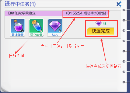 校花梦工厂内务中心任务玩法奖励一览（奔走相告） 第5张