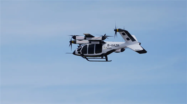 沃飞长空AE200电动垂直起降航空器完成二阶段试飞：航程可达200公里 沃飞长空AE200 第1张