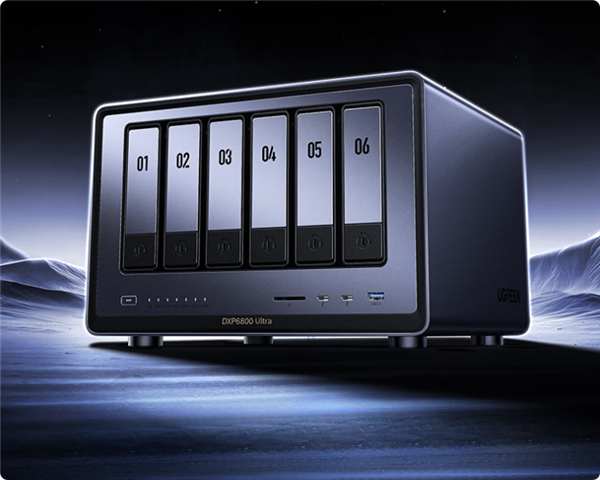 7599元 绿联六盘位NAS DXP6800 Ultra发布：双万兆双雷电4 绿联 第1张