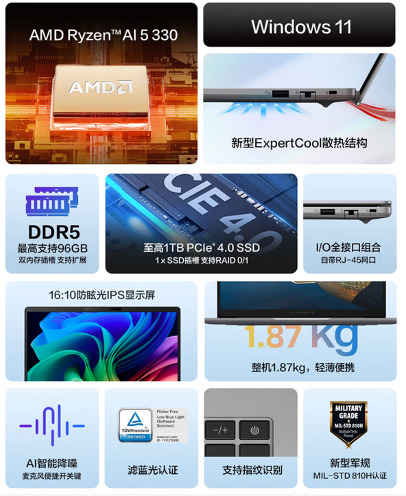 6999元起 华硕推出破晓7S锐龙版:同档罕见96GB内存扩展 华硕破晓7S锐龙版 第4张 6999元起 华硕推出破晓7S锐龙版:同档罕见96GB内存扩展 华硕破晓7S锐龙版 第4张