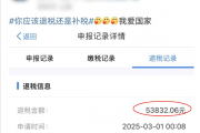 2024年度个人所得税开退：有人退了5万多！