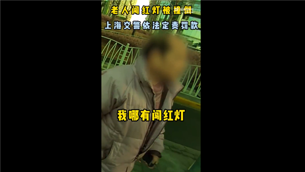 老人闯红灯被定全责不服 被告知车撞你也担全责：网友点赞 老人闯红灯被定全责 第1张