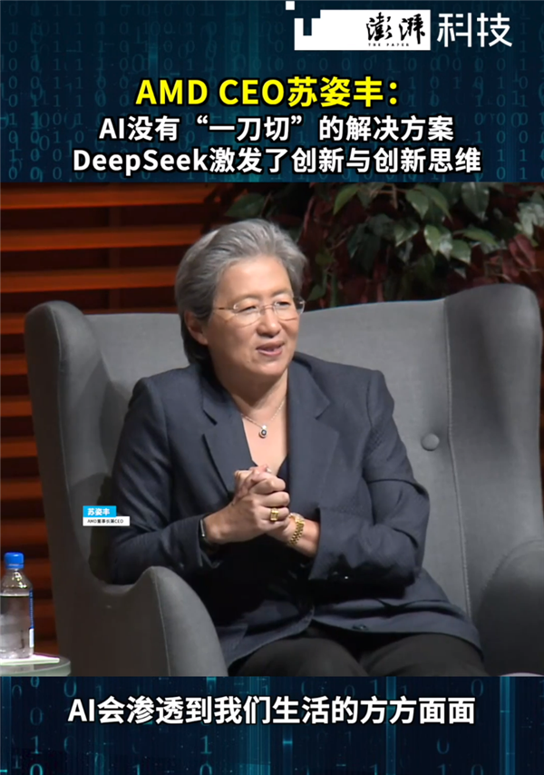 AMD CEO苏姿丰：我们和英伟达观点不同 AI领域不存在“一刀切”解决方案 CEO苏姿丰 第1张