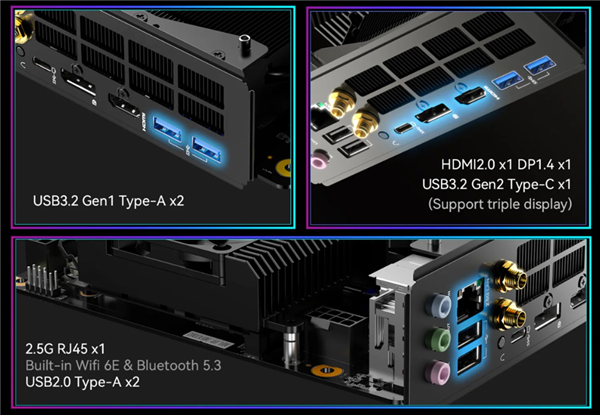 铭凡推出BD790i X3D ITX主板：搭载锐龙9 7945HX3D 铭凡BD790i ITX主板 锐龙9 第2张