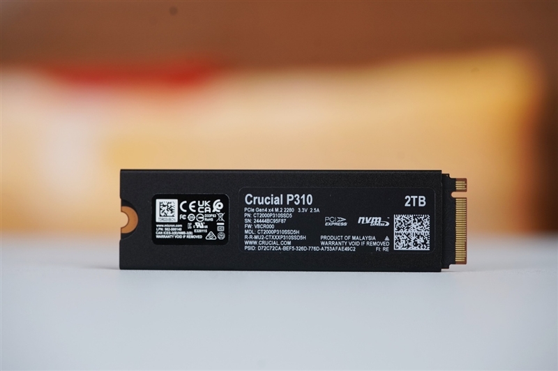 英睿达P310 SSD 2TB评测：满速PCIe 4.0还自带散热片 PS5扩容好选择 2TB评测 第4张