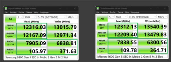 差了2GB/s!Intel酷睿Ultra 200S搭配Z890跑不满PCIe5.0 SSD Intel酷睿Ultra 200S 第2张 差了2GB/s!Intel酷睿Ultra 200S搭配Z890跑不满PCIe5.0 SSD Intel酷睿Ultra 200S 第2张
