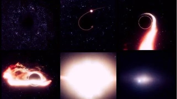 首次发现:一个流浪的超级黑洞 正在吞掉恒星 超级黑洞 第1张 首次发现:一个流浪的超级黑洞 正在吞掉恒星 超级黑洞 第1张