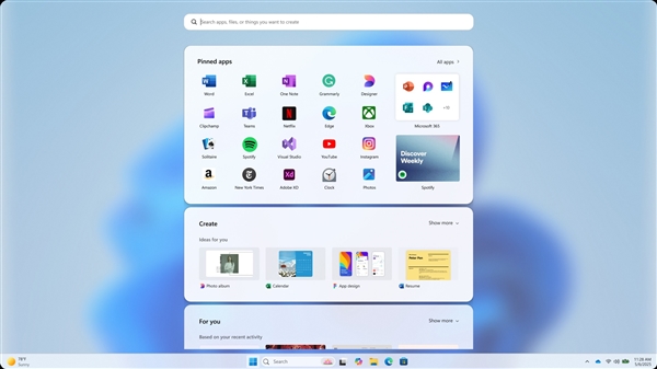 微软展示Windows 11五种开始菜单概念图:可能永远不会发布 Windows 11开始菜单 第6张 微软展示Windows 11五种开始菜单概念图:可能永远不会发布 Windows 11开始菜单 第6张