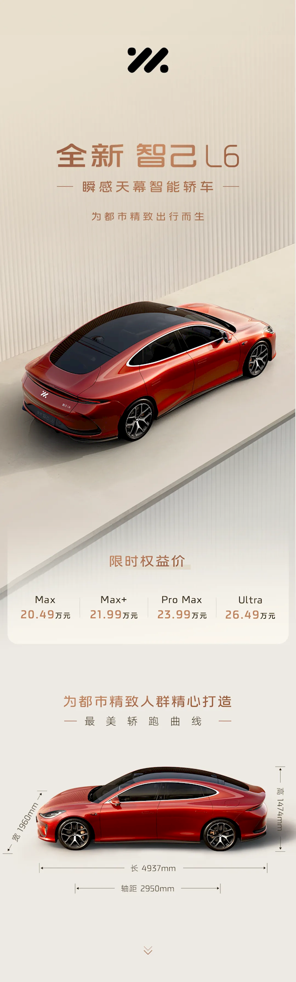20.49万元起 入门即高配!全新智己L6一图看懂 智己L6 第3张 20.49万元起 入门即高配!全新智己L6一图看懂 智己L6 第3张