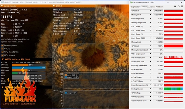 影驰RTX 5060魔刃上手:磁吸RGB光效的50系甜点卡 第23张 影驰RTX 5060魔刃上手:磁吸RGB光效的50系甜点卡 第23张