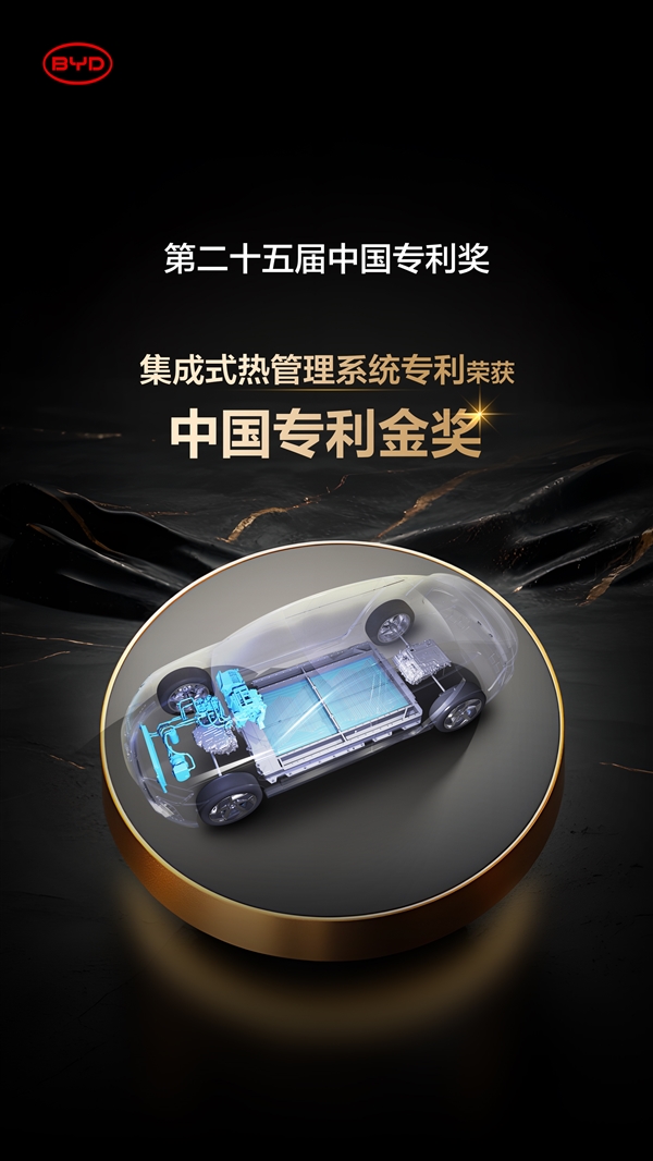 累计研发投入超1800亿元!比亚迪再获2项国家级专利金奖 比亚迪 第2张 累计研发投入超1800亿元!比亚迪再获2项国家级专利金奖 比亚迪 第2张