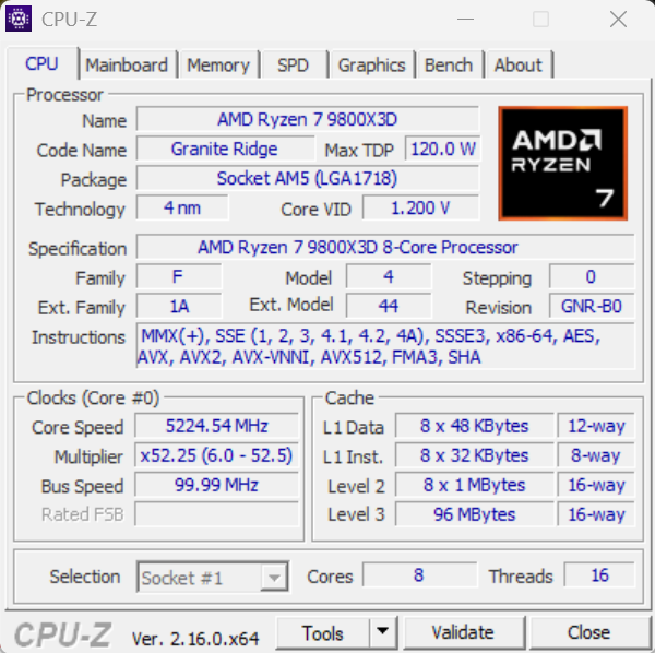 CPU-Z 2.16发布：支持国产兆芯处理器 2.16 第2张