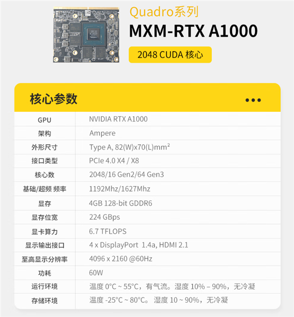 索泰开卖MXM工业级显卡:最贵33999元!还有1299元的PCIe转接卡 索泰MXM工业级显卡 第3张 索泰开卖MXM工业级显卡:最贵33999元!还有1299元的PCIe转接卡 索泰MXM工业级显卡 第3张