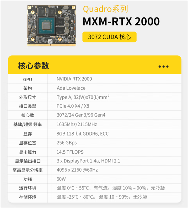 索泰开卖MXM工业级显卡:最贵33999元!还有1299元的PCIe转接卡 索泰MXM工业级显卡 第6张 索泰开卖MXM工业级显卡:最贵33999元!还有1299元的PCIe转接卡 索泰MXM工业级显卡 第6张