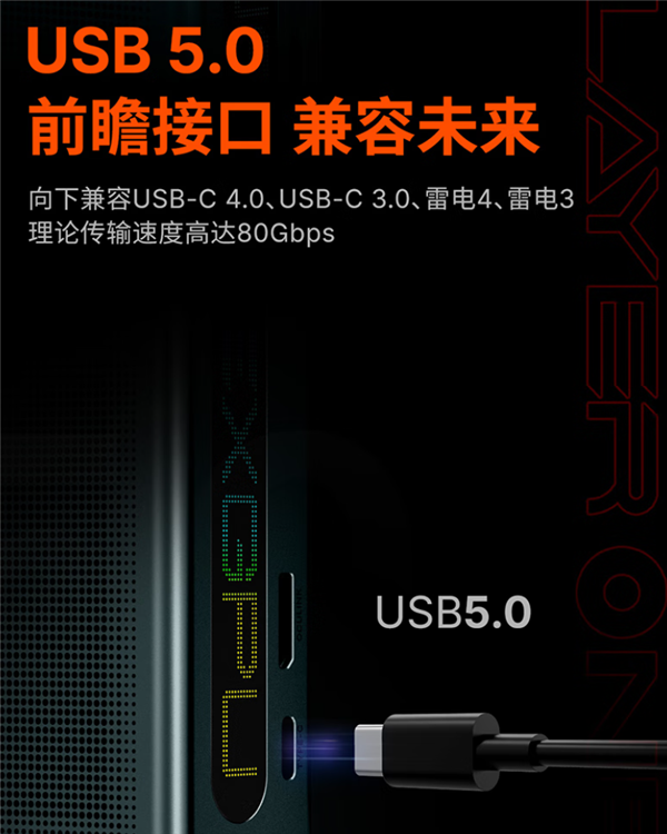 壹号本号称首发“USB 5.0接口”!其实就是USB4 v2 USB 5.0接口 USB4 第2张 壹号本号称首发“USB 5.0接口”!其实就是USB4 v2 USB 5.0接口 USB4 第2张