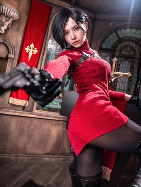 《寂静岭f》女主COS！裙子破损手拎水管 寂静岭f COS 第4张