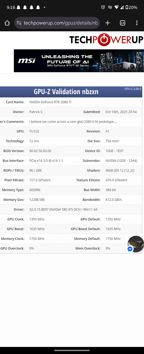 GTX 2080 Ti原型卡重出江湖：完整的384-bit 12GB显存 Ti 第3张