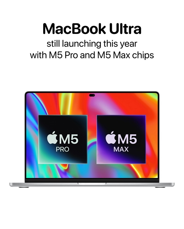 苹果触控屏Macbook沿用M5芯片 第1张