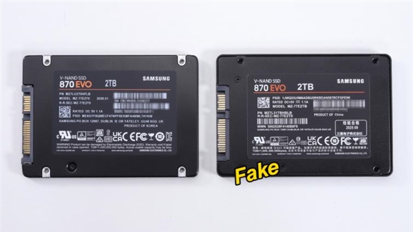 三星870 EVO写入120GB就报废！拆开才发现是假货：Windows都被骗了 EVO写入120GB就报废 第8张