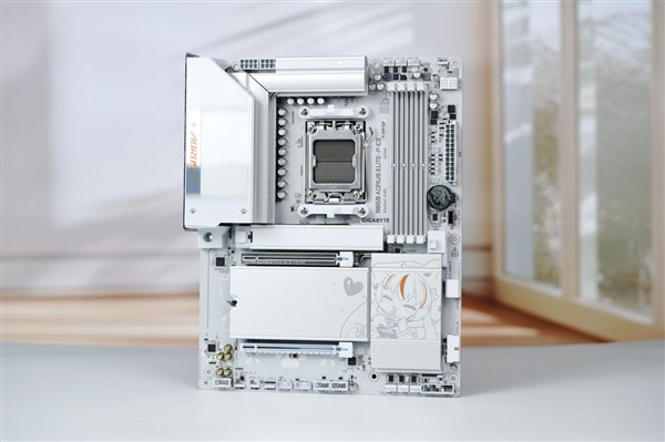 融入雕妹二次元设计！技嘉B850 AORUS ELITE-P ICE主板图赏 技嘉B850 ICE主板 第8张