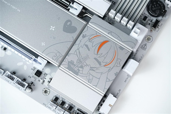 融入雕妹二次元设计！技嘉B850 AORUS ELITE-P ICE主板图赏 技嘉B850 ICE主板 第18张