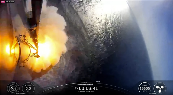 SpaceX星舰第13次试飞成功！首次部署V3版星链 超重型助推器受控溅落 SpaceX星舰 V3版星链 第2张