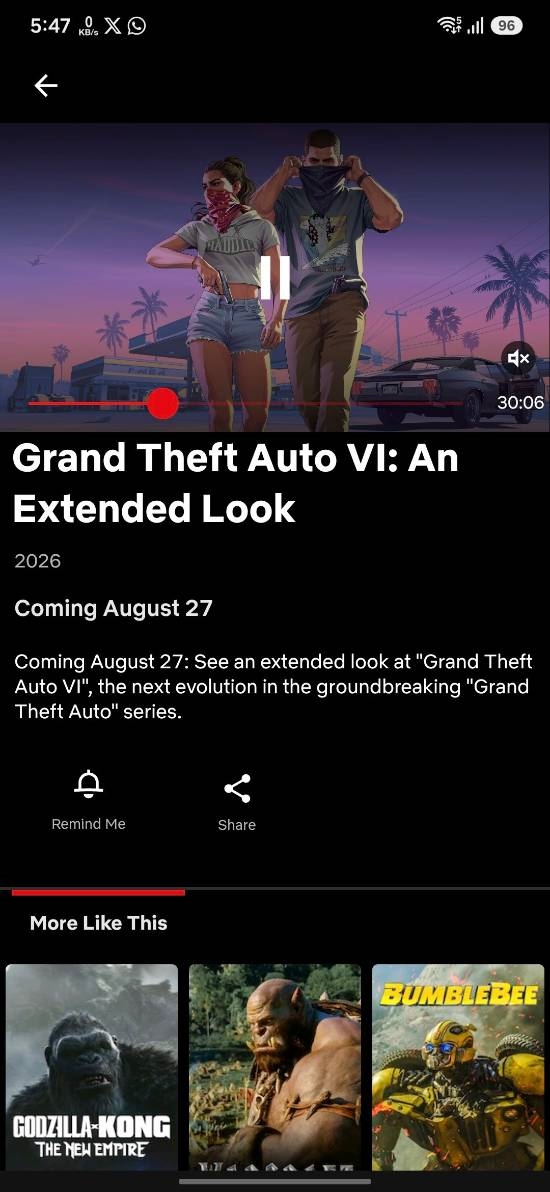 《GTA6》前瞻直播时长曝光！30分钟超长展示 GTA6 第1张