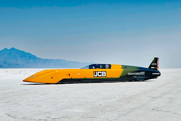 653km/h人飞魂追！氢动力车陆地速度纪录被刷新 氢动力车 第4张