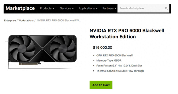 96GB GDDR7显存加持！英伟达对RTX PRO 6000涨价 至16000美元直接翻1倍 RTX 6000 第1张