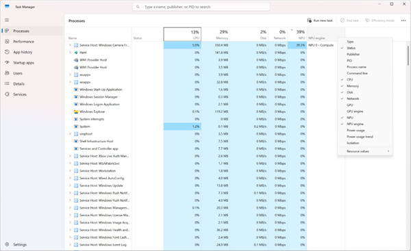 Windows 11任务管理器大升级!硬件监控功能更强大 11任务管理器 第4张 Windows 11任务管理器大升级!硬件监控功能更强大 11任务管理器 第4张