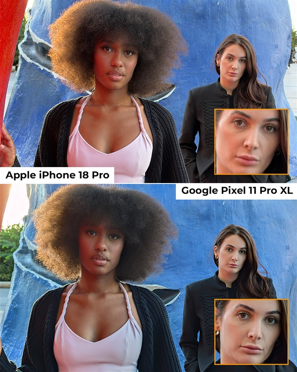 一年多前老旗舰仍领先！iPhone 18 Pro可变光圈实测：华为Pura 80 Ultra更胜一筹 iPhone Pro 华为Pura Ultra 第3张